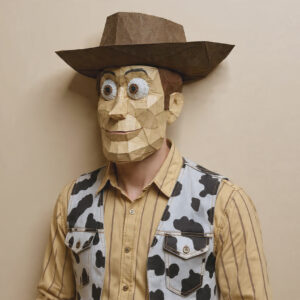WOODY TOY STORY PAPERCRAFT MASK