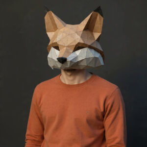 ZORRO PAPERCRAFT MASK DIY TEMPLATE