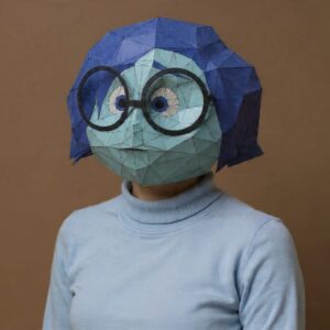 TRISTEZA INTENSAMENTE MASK DIY