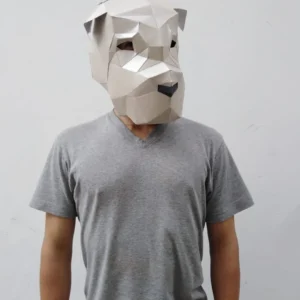 SHAR PEI DOG PAPERCRAFT MASK