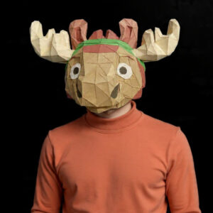 Maple mundial 2026- Mascota papercraft